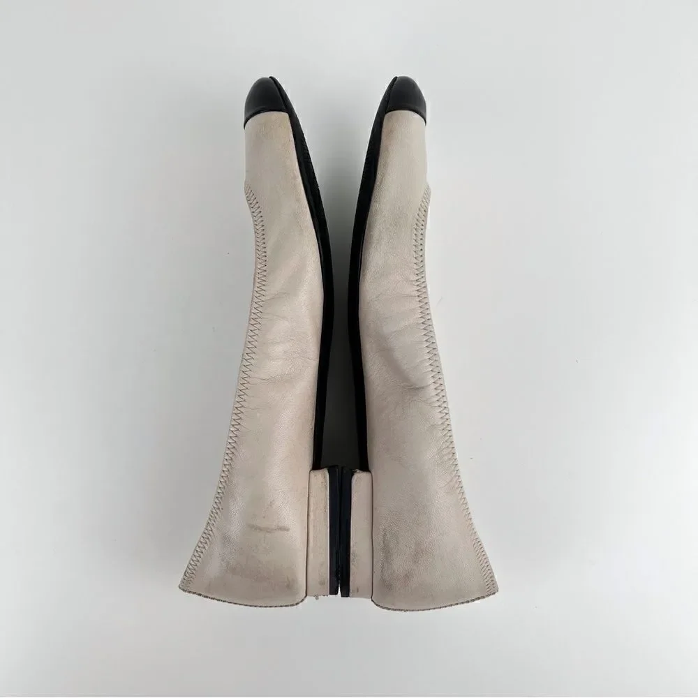 Prada Round Toe Patent Leather Ballet Flats Sz 36 - Picture 4 of 11